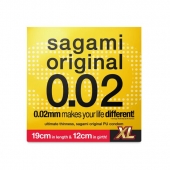 Презерватив увеличенного размера Sagami Original 0.02 XL-size - 1 шт. - Sagami - купить с доставкой в Прокопьевске