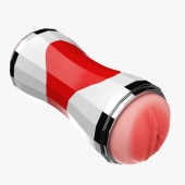 Двусторонний мастурбатор в колбе Power Grip Cup - вагина и ротик - Boys of Toys - в Прокопьевске купить с доставкой