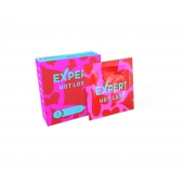 Презервативы с разогревающим эффектом Expert Hot Love - 3 шт. - Expert - купить с доставкой в Прокопьевске