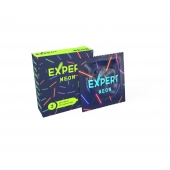 Светящиеся в темноте презервативы Expert Neon - 3 шт. - Expert - купить с доставкой в Прокопьевске