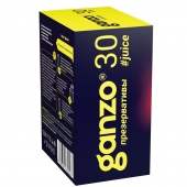 Ароматизированные презервативы Ganzo Juice - 30 шт. - Ganzo - купить с доставкой в Прокопьевске