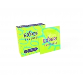 Ультратонкие презервативы Expert Invisible - 3 шт. - Expert - купить с доставкой в Прокопьевске