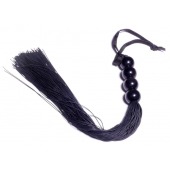 Черная силиконовая плеть - 37 см. - Boys of Toys - купить с доставкой в Прокопьевске