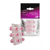 Прозрачная сквозная насадка на пенис с цветными шариками - Erowoman-Eroman - в Прокопьевске купить с доставкой