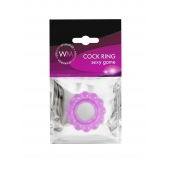 Лиловое эрекционное кольцо с 2 рядами стимулирующих шариков - Erowoman-Eroman - в Прокопьевске купить с доставкой