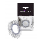 Круглое эрекционное кольцо с «ресничками» - Sextaz - в Прокопьевске купить с доставкой