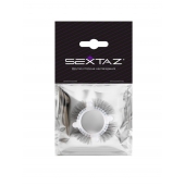 Эластичное кольцо с «ресничками» и 4 шариками - Sextaz - в Прокопьевске купить с доставкой