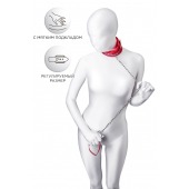 Красный ошейник с подкладкой из меха - ToyFa - купить с доставкой в Прокопьевске