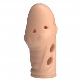 Телесная насадка на пенис Booker - 8 см. - Baile - в Прокопьевске купить с доставкой