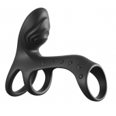 Черная насадка на пенис Ultimate Couples Cage Pro - Pipedream - в Прокопьевске купить с доставкой