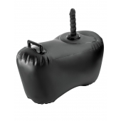 Черное надувное кресло с платформой для фиксации дилдо Body Dock Inflatable Love Seat - Pipedream - купить с доставкой в Прокопьевске