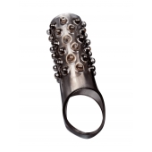 Дымчатая насадка на пенис с выпуклостями - 12 см. - Sex Expert - в Прокопьевске купить с доставкой