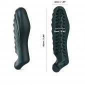 Серая силиконовая насадка на пенис с подхватом Manwan Ryzer - Manwan - в Прокопьевске купить с доставкой