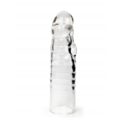 Прозрачная закрытая насадка на член - 15 см. - Sex Expert - в Прокопьевске купить с доставкой