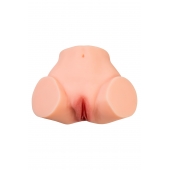 Телесный реалистичный мастурбатор-полуторс с 2 любовными входами - No Name - в Прокопьевске купить с доставкой