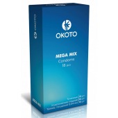 Презервативы OKOTO Mega Mix - 18 шт. - Sitabella - купить с доставкой в Прокопьевске