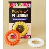 Цветное рельефное эрекционное кольцо Ellasring - Sitabella - в Прокопьевске купить с доставкой