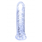 Прозрачная насадка-удлинитель Stretchy Touch - 18 см. - NMC - в Прокопьевске купить с доставкой