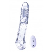 Прозрачная насадка-удлинитель Length Enhancer With Bullet с подхватом - 22,3 см. - NMC - в Прокопьевске купить с доставкой