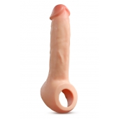 Телесная насадка-удлинитель Thrive 8.75 Inch Realistic Penis Extender Sleeve - 22,2 см. - Blush Novelties - в Прокопьевске купить с доставкой