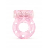 Розовое эрекционное виброкольцо с бабочкой - 1137 - в Прокопьевске купить с доставкой