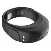 Черное эрекционное виброкольцо на ремешках - Boys of Toys - в Прокопьевске купить с доставкой