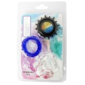 Набор из 3 эрекционных колец разного цвета и рельефа - Boys of Toys - в Прокопьевске купить с доставкой