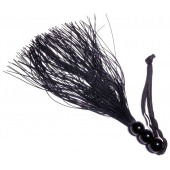 Черная силиконовая плетка - 25,4 см. - Boys of Toys - купить с доставкой в Прокопьевске