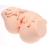 Телесный мастурбатор-полуторс Barbie - Naked Factory - в Прокопьевске купить с доставкой