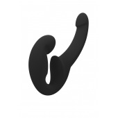 Черный безремневой страпон Share Lite - Fun Factory - купить с доставкой в Прокопьевске