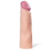 Реалистичная насадка с ярко выраженной головкой - 16,5 см. - A-toys - в Прокопьевске купить с доставкой