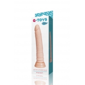 Телесный фаллоимитатор A-toys с присоской - 22 см. - A-toys купить с доставкой в интернет-магазине Orgasmix в Прокопьевске Телесный фаллоимитатор A-toys с присоской - 22 см. - A-toys