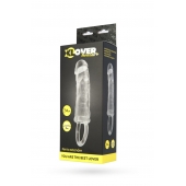 Прозрачная насадка с петлёй для фиксации - 14 см. - ToyFa - в Прокопьевске купить с доставкой