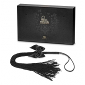 Чёрная плётка Lilly Whip Bijoux - Bijoux Indiscrets - купить с доставкой в Прокопьевске