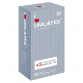 Презервативы с точками Unilatex Dotted - 12 шт. + 3 шт. в подарок - Unilatex - купить с доставкой в Прокопьевске