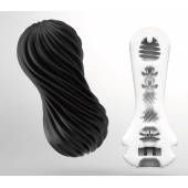 Мастурбатор FLEX Rocky Black с плотным рельефом - Tenga - в Прокопьевске купить с доставкой