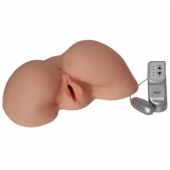 Телесная вибровагина из киберкожи с выносным пультом - LOVETOY (А-Полимер) - в Прокопьевске купить с доставкой