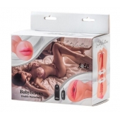 Двусторонний мастурбатор с вибропулей Satisfaction Babylicious - Lola Games - в Прокопьевске купить с доставкой