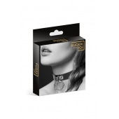 Узенький ошейник из полиуретана с кольцом - Bijoux Pour Toi - купить с доставкой в Прокопьевске