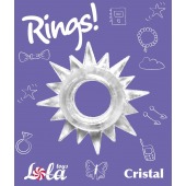 Прозрачное эрекционное кольцо Rings Cristal - Lola Games - в Прокопьевске купить с доставкой