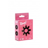 Чёрное эрекционное кольцо Rings Gear - Lola Games - в Прокопьевске купить с доставкой