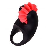 Чёрно-красное эрекционное виброкольцо Erotist - Erotist Adult Toys - в Прокопьевске купить с доставкой