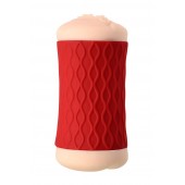 Двухсторонний мастурбатор JOS  NADIN в красном цилиндре - JOS - в Прокопьевске купить с доставкой