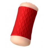 Двухсторонний мастурбатор JOS  NADIN в красном цилиндре - JOS - в Прокопьевске купить с доставкой