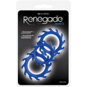Набор из 3 синих эрекционных колец Renegade Gears - NS Novelties - в Прокопьевске купить с доставкой