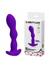 Фиолетовый анальный стимулятор простаты с вибрацией Yale - 14,5 см. - Baile - в Прокопьевске купить с доставкой