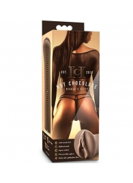 Коричневый мастубратор-вагина Nicole s Kitty - Blush Novelties - в Прокопьевске купить с доставкой