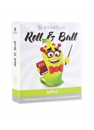 Стимулирующий презерватив-насадка Roll   Ball Apple - Sitabella - купить с доставкой в Прокопьевске