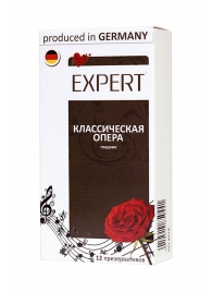 Гладкие презервативы Expert  Классическая опера  - 12 шт. - Expert - купить с доставкой в Прокопьевске