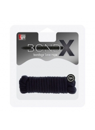 Чёрная веревка для связывания BONDX LOVE ROPE - 5 м. - Dream Toys - купить с доставкой в Прокопьевске